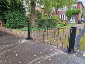 New gateposts fitted and sealed so no more rot!