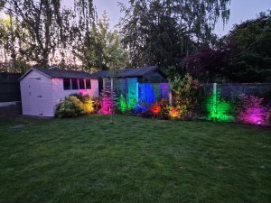 Smart garden lighting